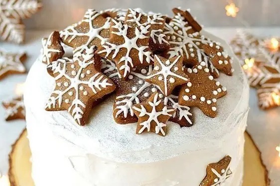 gingerbread winter weddding cake devon celebrant